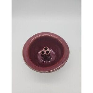 Smokey Mountain Pottery SMP Flower Frog or Incense Burning Bowl